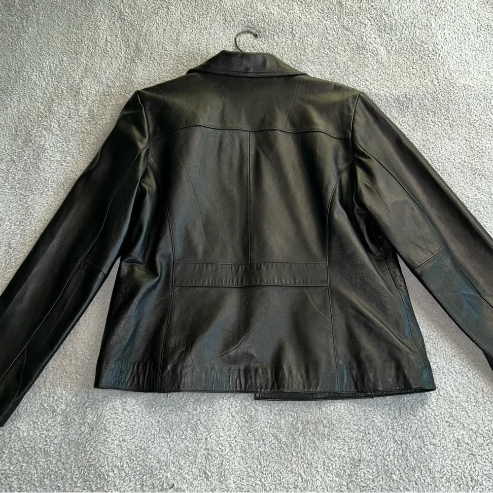Women's Black Leather Jacket